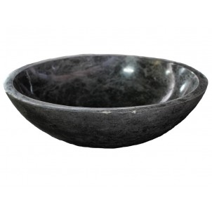 Black Round Basin